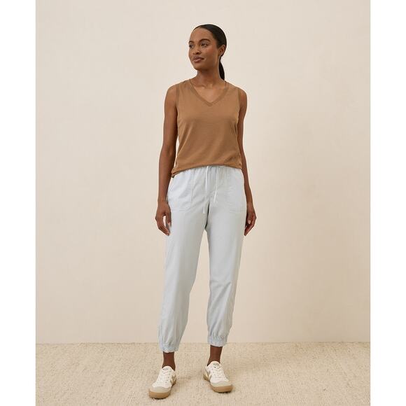 Pact Organic Softspun Tan Brown Sugar V-Neck Tank XL NWT - Picture 4 of 6